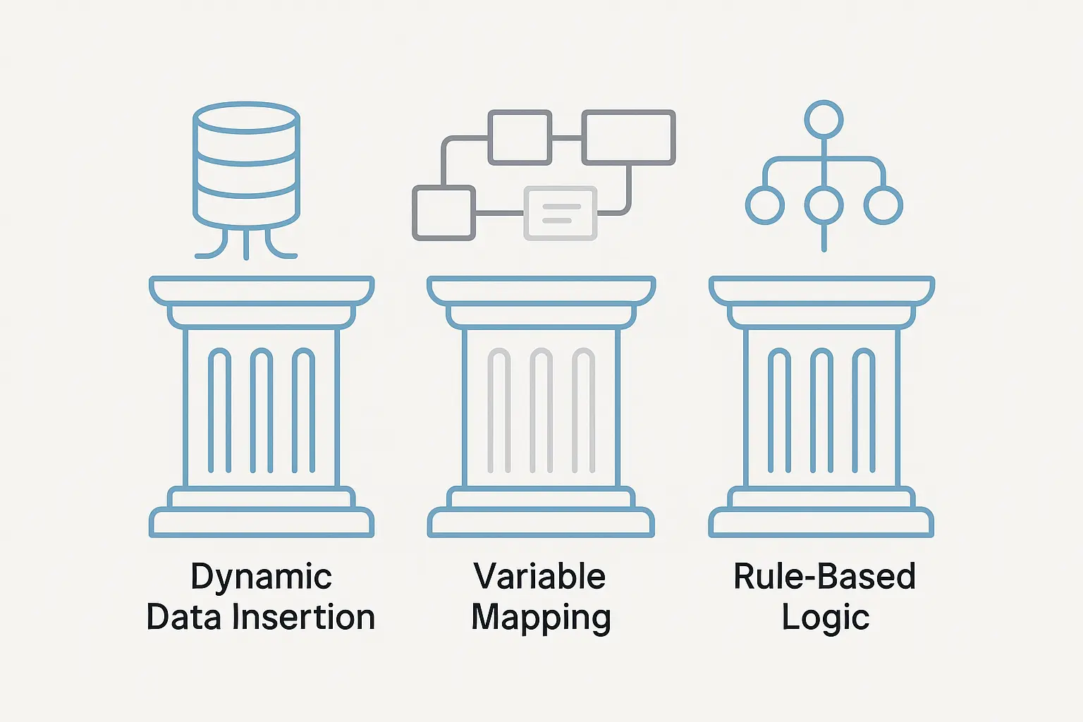 A screenshot of a clean spreadsheet with columns for Brand, Product Name, SKU, Category, Key Feature, etc.