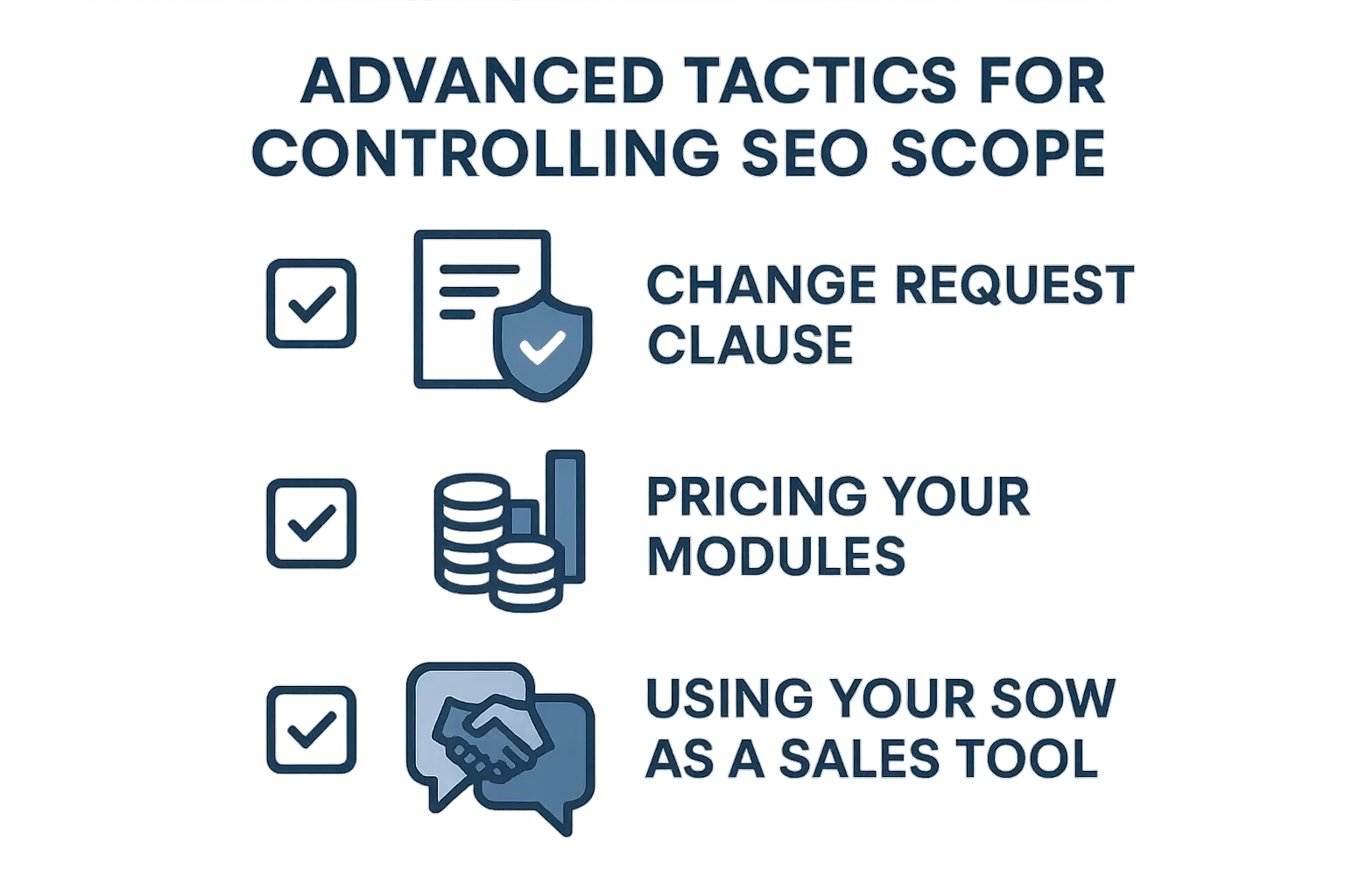 Predictable SEO Deliverables System