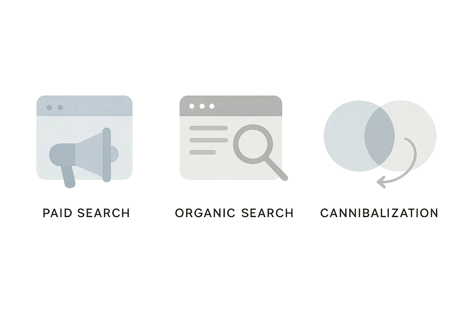 A screenshot of a Google SERP showing a branded search. The top results are paid ads from the brand itself and a competitor, followed by the brand's number one organic listing.